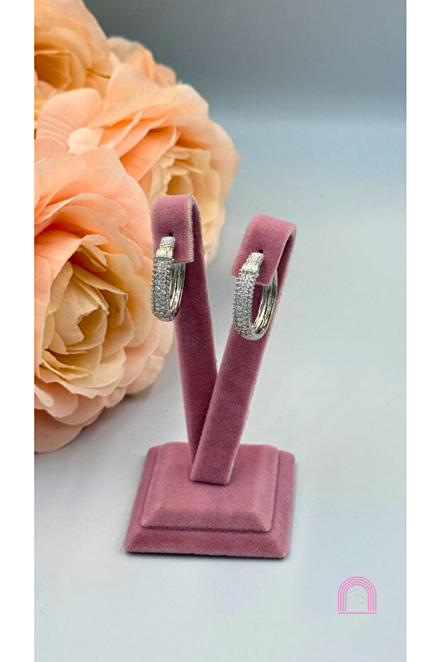 أقراط فضية موديل Xuping Ring