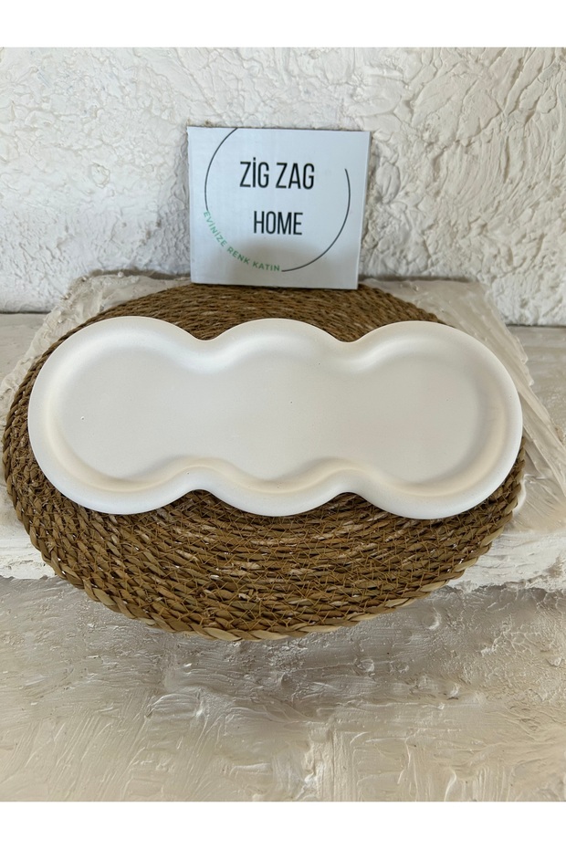 Dekoratif Bölmeli Tabak ,Tepsi , Kase ,Organizer , Çok Amaçlı ,Sunum Tepsisi - 2