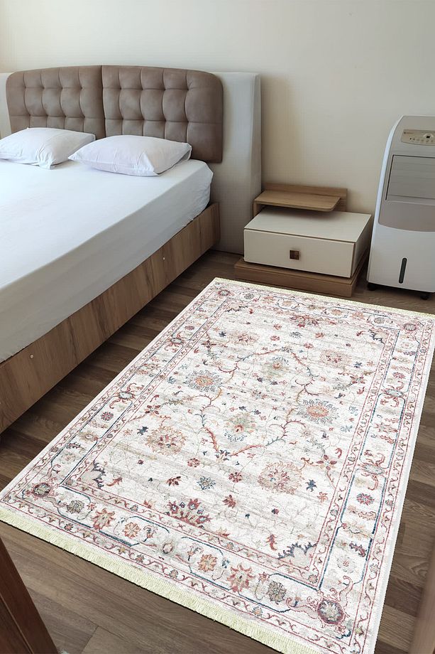 Renkli Halı Salon Halısı Makinede Yıkanabilir Kaymaz Taban Halı - 4