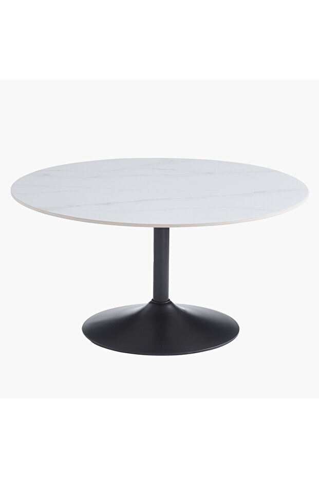 طاولة قهوة دائرية من الحجر المسحوق إلفيس - 4