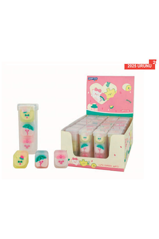 SEVİMLİ SİLGİ 1 ADET - BEZ ÇANTA HEDİYELİ - 3