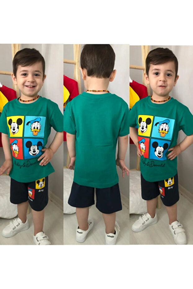 مجموعة شورتات منقوشة للأطفال