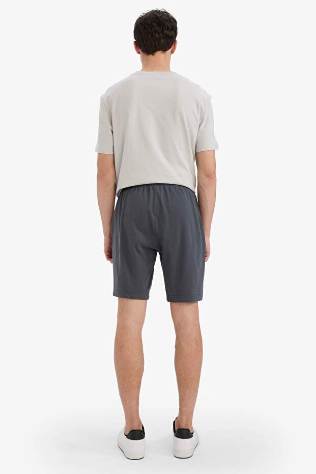 Slim Fit Dar Kesim Cepli Pamuklu Basic Düz Bermuda Şort W1105az25sp - 5