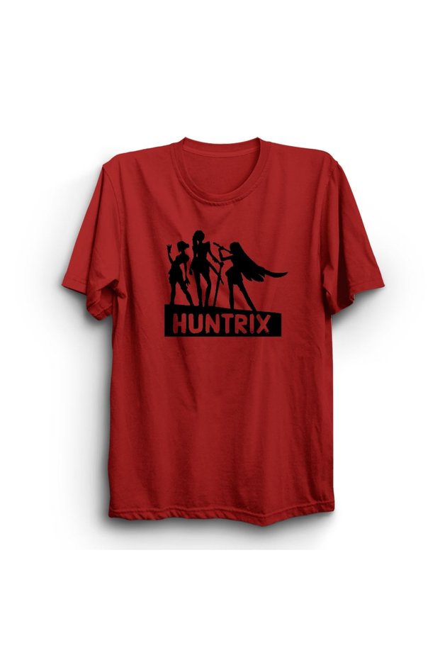 Huntrix, Kpop Demon Hunters, Vector Printed Unisex, 100% Cotton T-Shirt