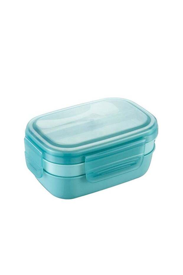 3-Layer Stackable Bento Box Adult Lunch Container, 1900ml Minimalist Design