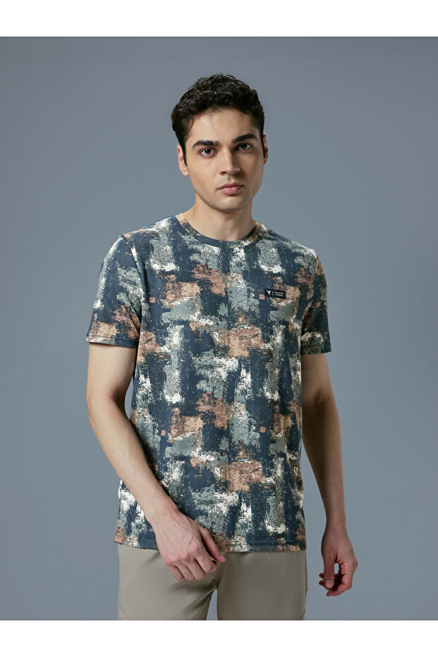 All Over Print Slim Fit T-Shirt