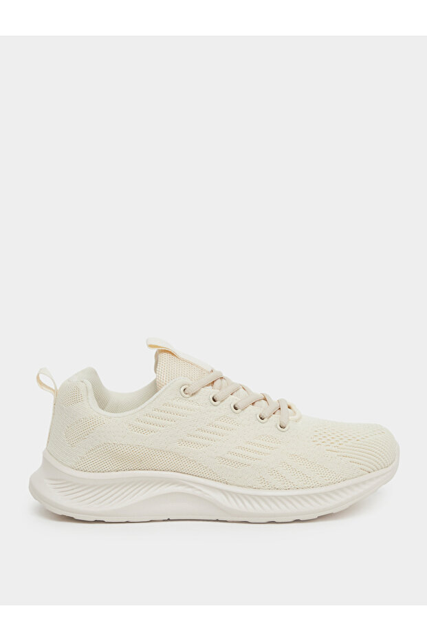 Knitted Lace Up Sneakers