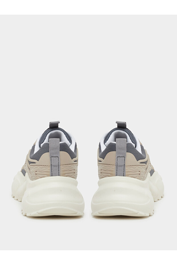 Chunky Sole Side Pattern Sneakers - 4