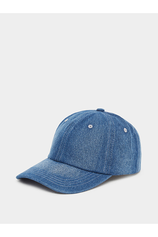 Faded Denim Cap - 1