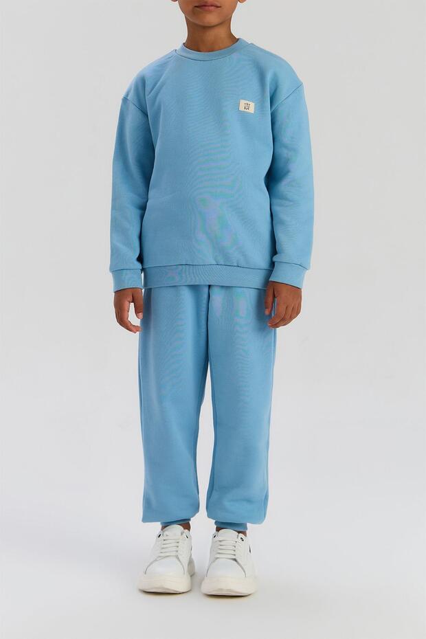 BG Store Erkek Çocuk Mavi Eşofman Altı - 2