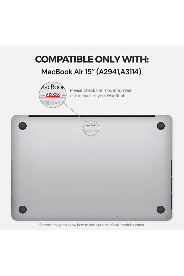 Slim Matte Case Combo | MacBook Air 15 inch A2941 M2 2023, A3114 M3 2024 Hard Shell Case with Keyboa - 5