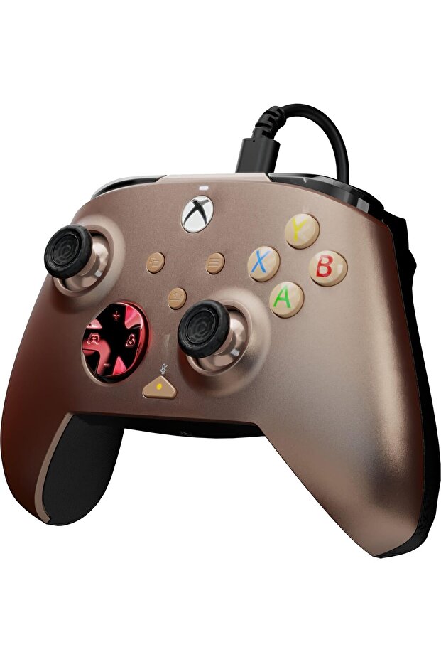 Wired Advanced REMATCH Game Controller -- Nubia Bronze for Xbox Series X|S, Xbox One, Windows 10 - 1