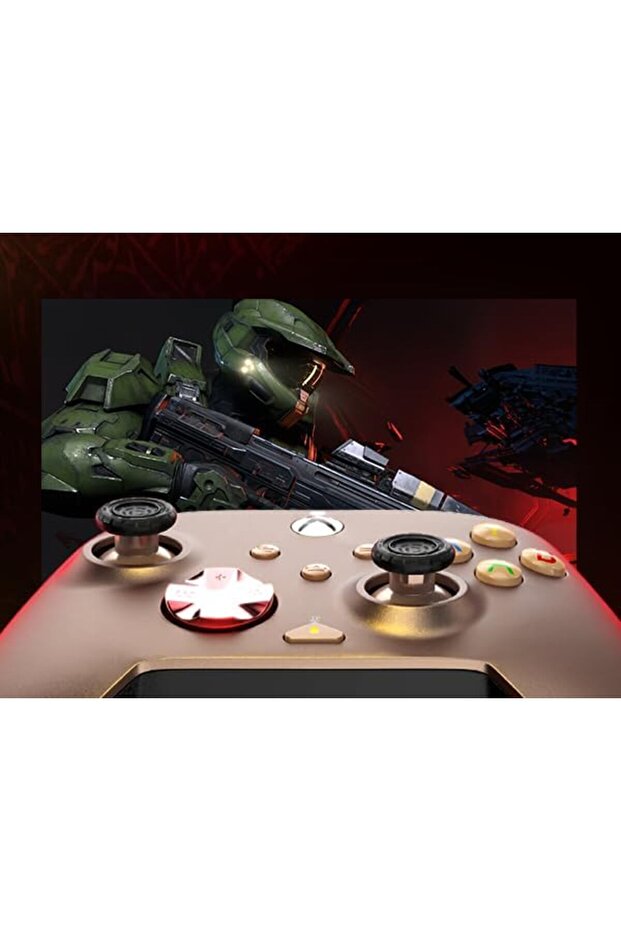 Wired Advanced REMATCH Game Controller -- Nubia Bronze for Xbox Series X|S, Xbox One, Windows 10 - 3