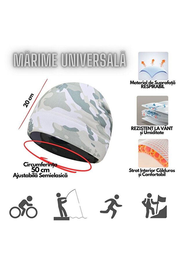 Hat, Multiple Colors, Windproof on the Outside and Fleece on the Inside, Semi-elastic - 4