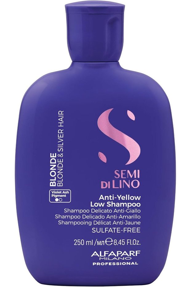 Semi Di Lino Blonde Anti-Yellow Shampoo for Blonde, Platinum, and Silver Hair