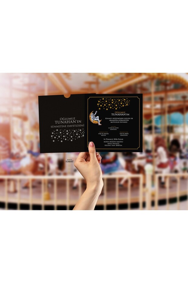 Sünnet Davetiyesi 1000 (Adet) - 1