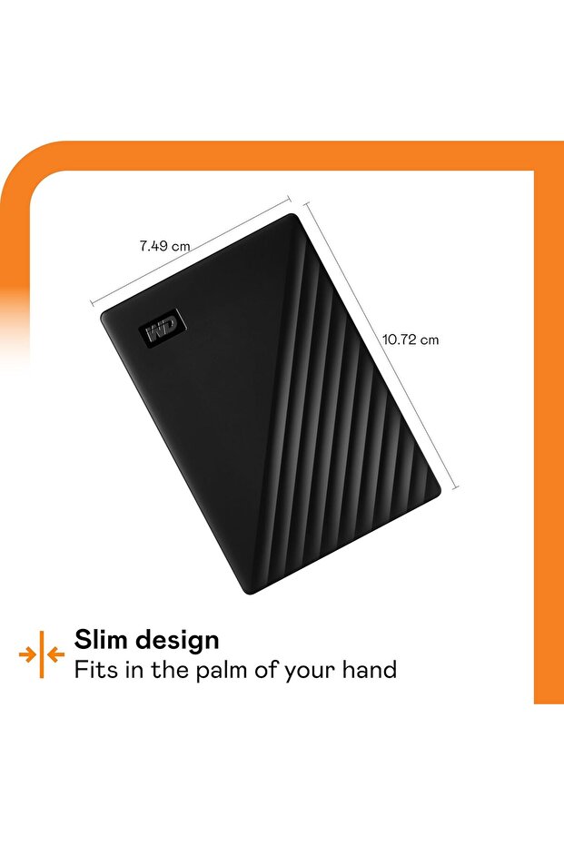 قرص صلب محمول My Passport بسعة 6 تيرابايت مزود بمنفذ USB 3.0 مع برنامج لإدارة الأجهزة والنسخ الاحتياطي وكلمة المرور - 5