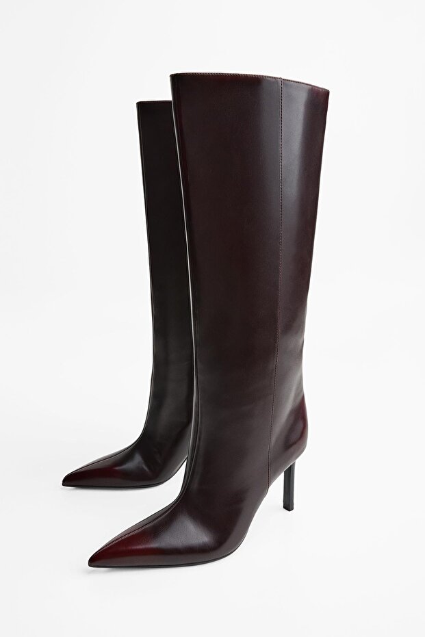 Geniş bilekli topuklu bot - 5