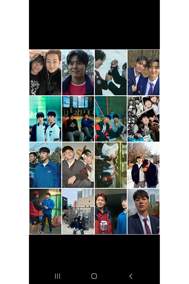 Owl Bag Weak Hero Gotak and Raw Design Patterned Set of 16 Photocards