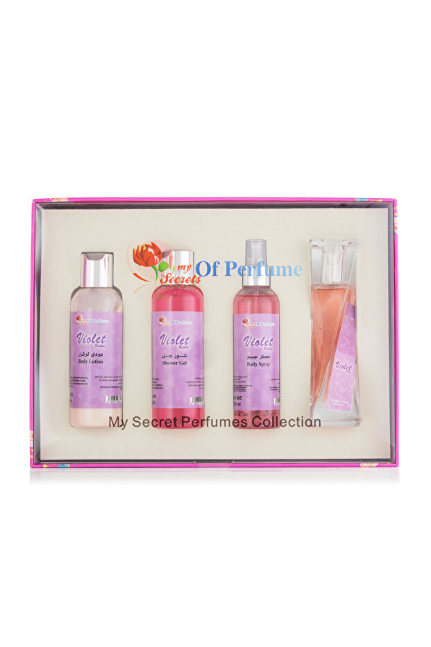 Violet Rose Perfume Set