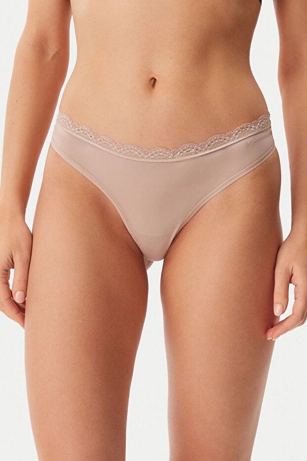 Thong Beige Women's Underwear