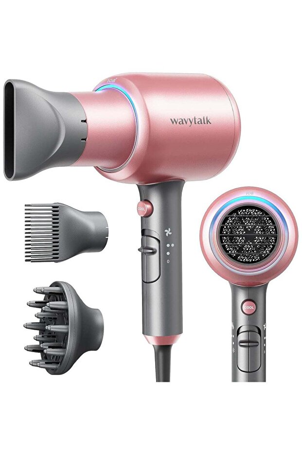 Hair Dryer, Blown Away Ionic Hair Dryer for Curly Hair with Diffuser