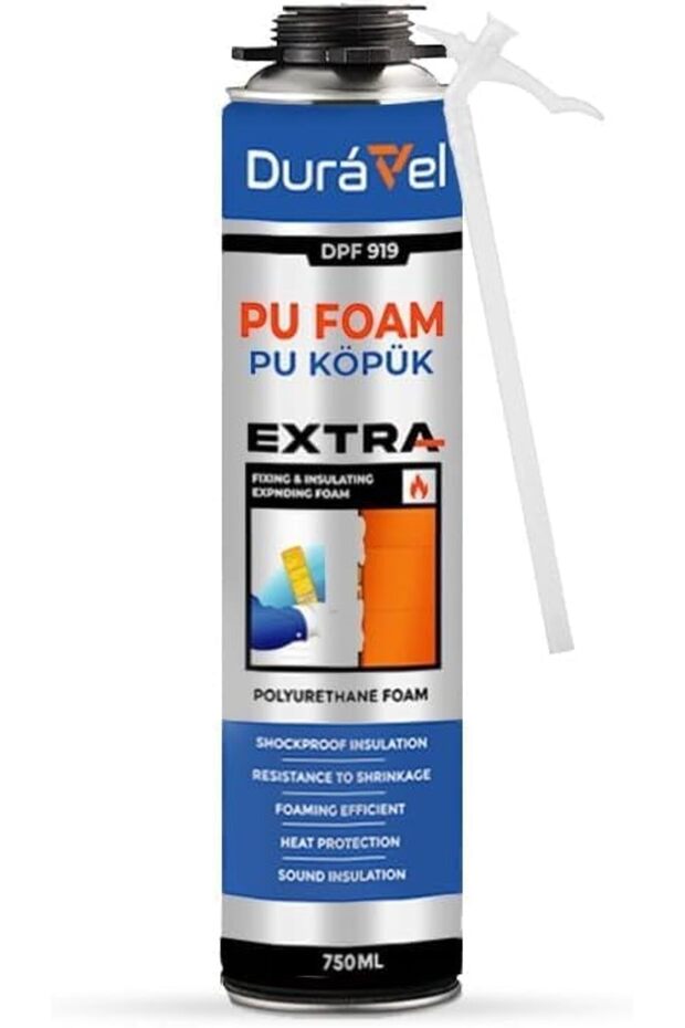 PU Foam Extra, 750ml, Polyurethane Foam for Filling & Insulation