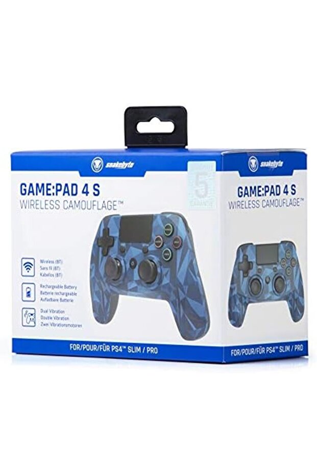 GAMEPAD 4S - blue camo - 6