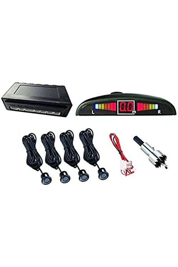 Car LED Parking Sensor Monitor Auto Reverse Backup Radar Detector System Backlight Display 4 - 2