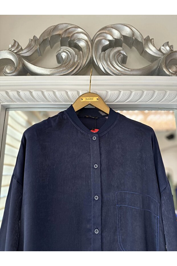 Gömlek - Lacivert - 1