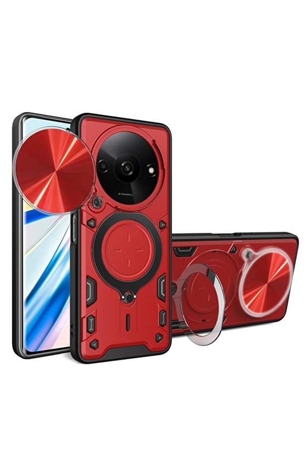 Protective Case for Xiaomi Elegant Ruby A3, A81, Hard Plastic, Elegant Ruby - 4