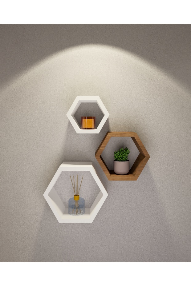 3lü Altıgen Raf - 2