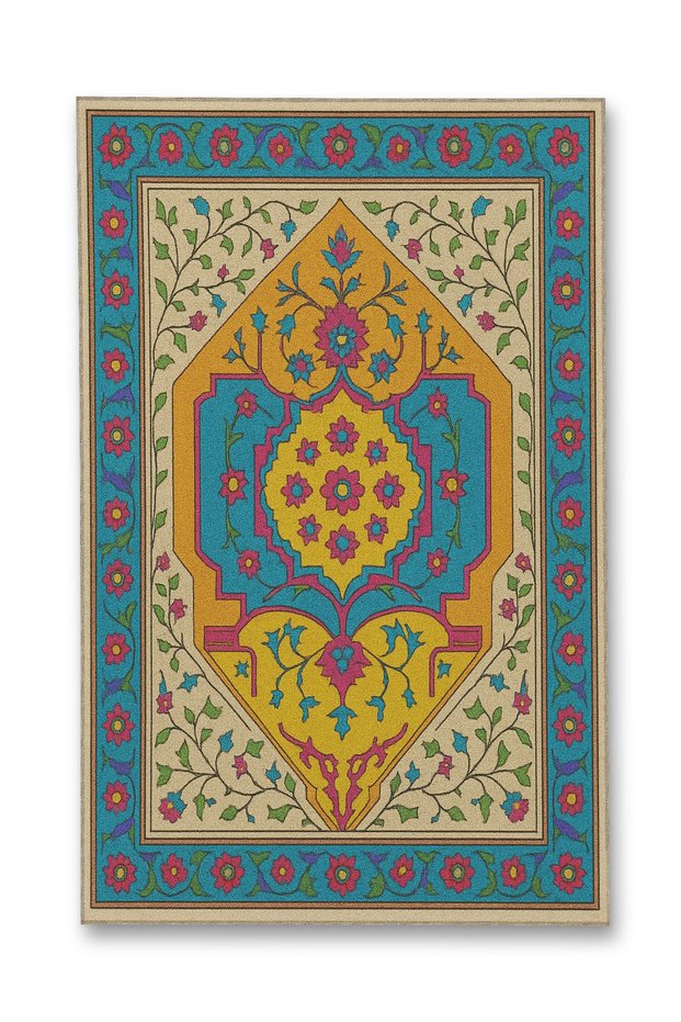 Mosso Blue White Themed Traditional Motifs Detailed Pattern Woven Base Vintage Carpet Mosso211