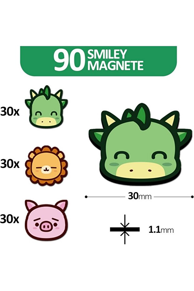 Set 90 magneti animale recompensa copii, - 3