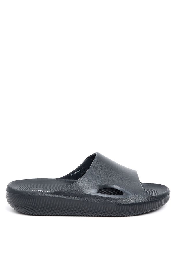 Black Men's Textured Slides