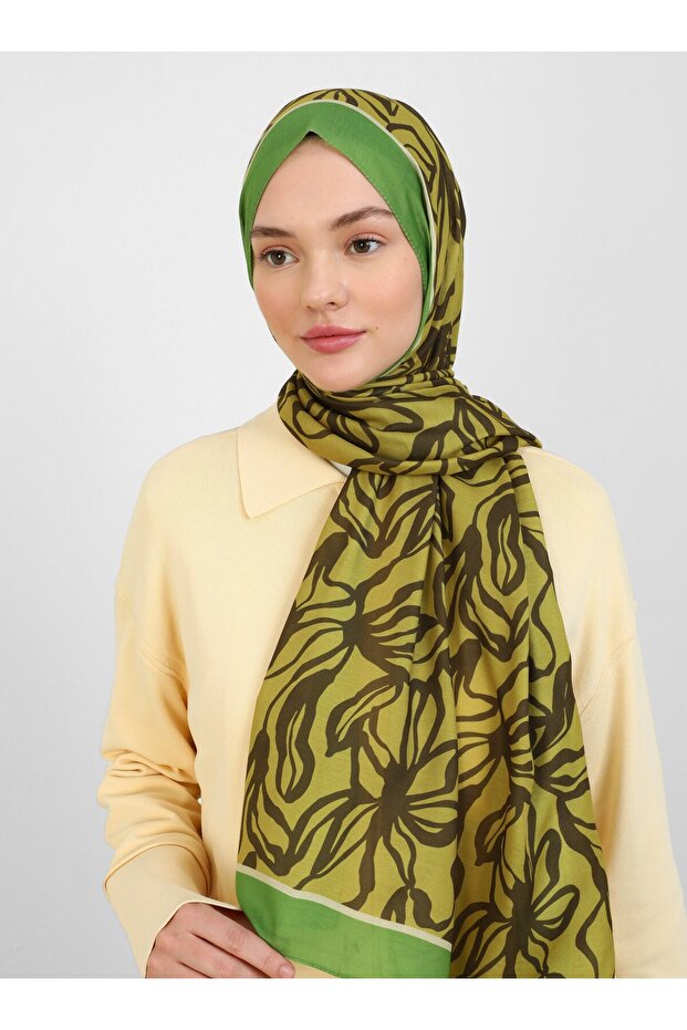 Soft Bliss Shawl - Multicolor - 9-Tuva - 1