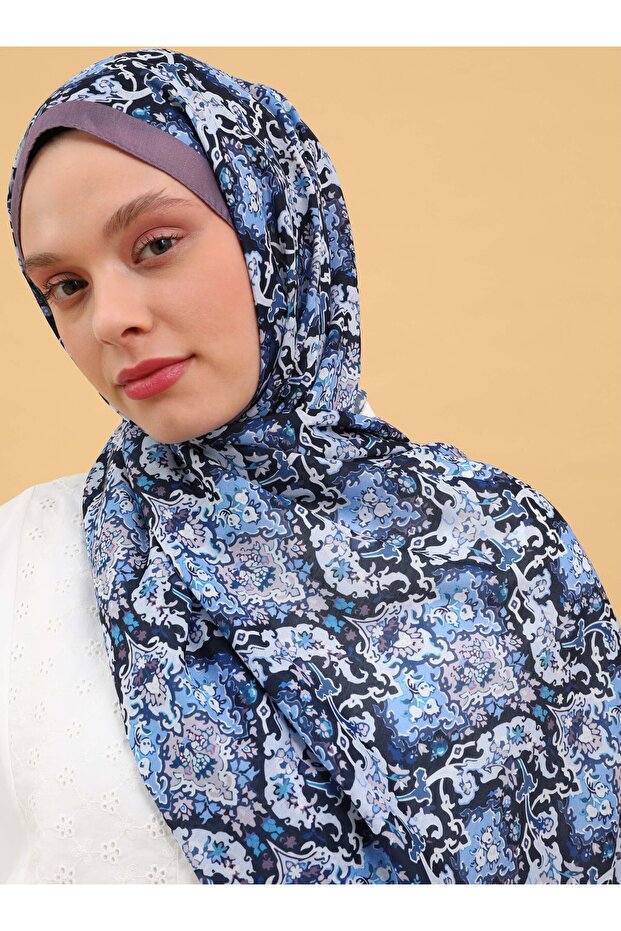 شال ناعم بنمط عرقي - متعدد الألوان - V05 - - 3