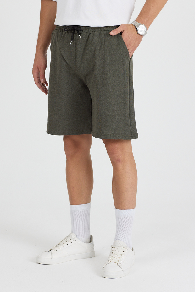 Unisex Renkli Fit Kalıp Basic Şort - 3