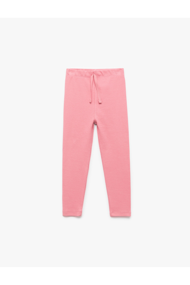 Cotton Camisole Basic Long Leggings with Elastic Waist