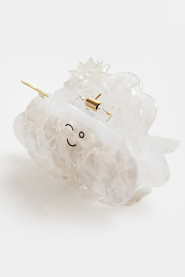 Cloud Figured Bone Peg Buckle - 3