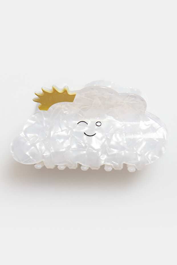 Cloud Figured Bone Peg Buckle - 4