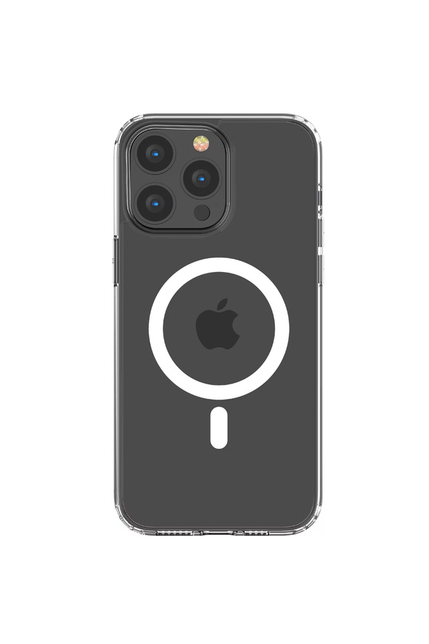 Pure Clear Magnetic Shockproof Case for iPhone 14 Plus (6.7") – Clear - 6