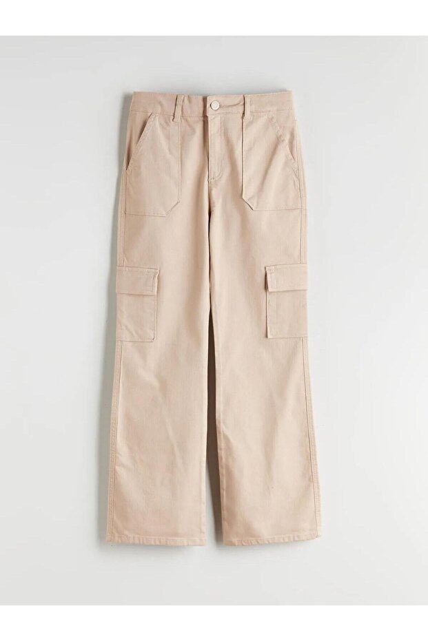Lcw Kids Wideleg Girl's Cargo Pants (W5)