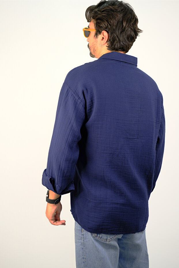 Müslin Erkek Gömlek - 2