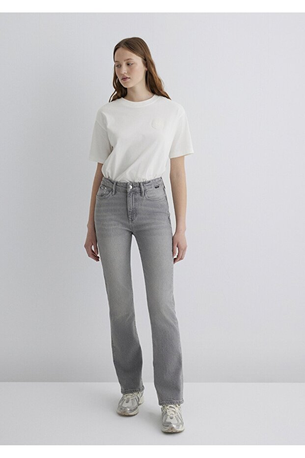 JANE Mid Smoke Classic Denim - 3