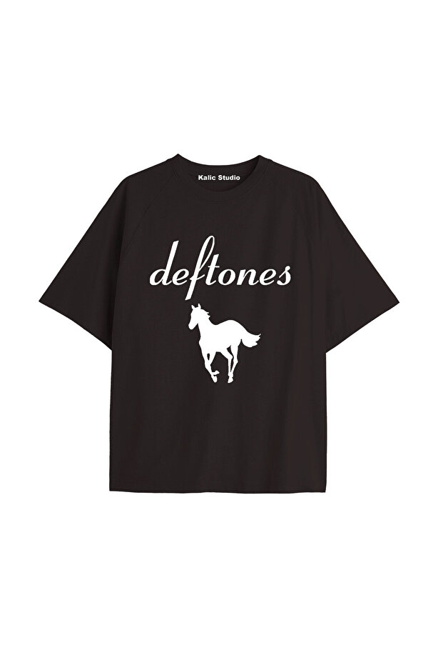 Deftones Oversize T-shirt siyah - 1