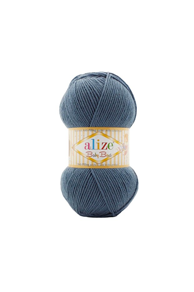Baby Best Hand Knitting Yarn 100g - 240m – Soft Texture - Color No: 418 - Light Aviator