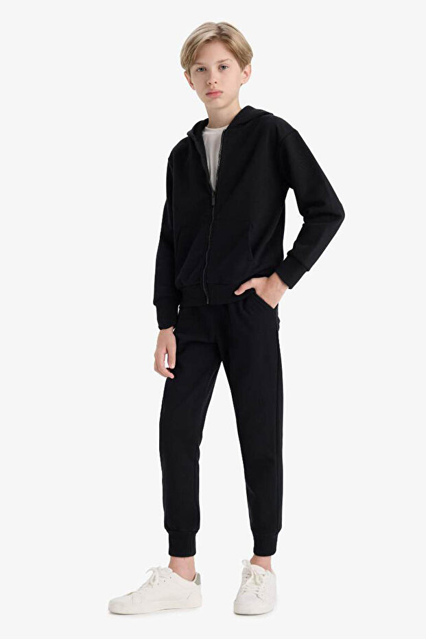 School Jogger Black Male Child Sweatpants K8846A6/Bk81