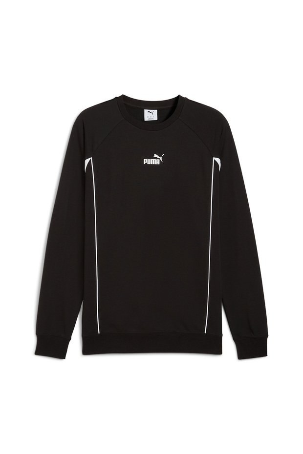 Sport Crew Tr Erkek Siyah Günlük Stil Sweatshirt 68824601 - 3