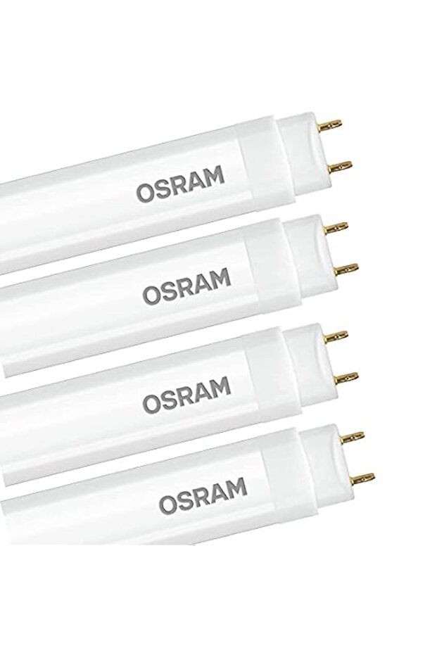 Osram Led Tube Light T8 E-Ac Double Ended 10W 6500K Cool White 600 Mm Pack Of 4